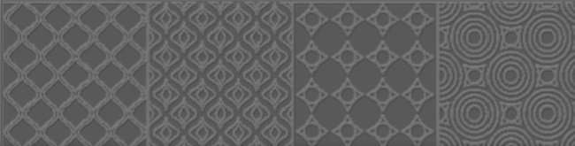 Декоративные элементы Dual Gres Decor Dolce Smoke, цвет серый, поверхность глянцевая, прямоугольник, 73x300
