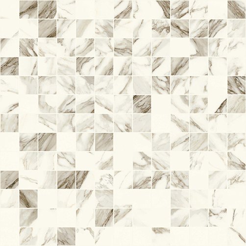 Мозаика Caesar Anima Ever Apuan Gold Mosaico AFFP, цвет серый бежевый, поверхность полированная, квадрат, 300x300