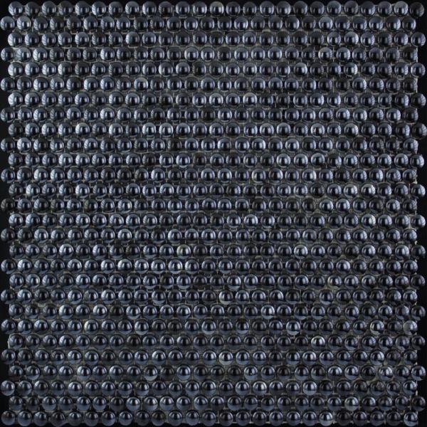 Мозаика Natural Mosaic Flex WY-09 (Y-09) (Стекло), цвет чёрный, поверхность глянцевая, прямоугольник, 315x325