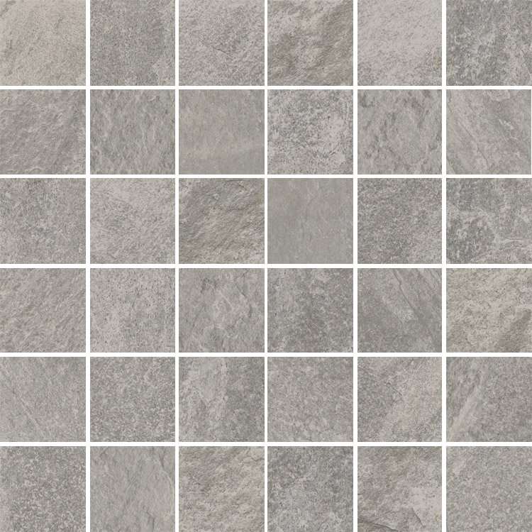 Мозаика Italon Climb Rock Mosaico 610110000239, цвет серый, поверхность матовая, квадрат, 300x300