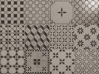 Декоративные элементы Ragno A_Mano Ardesia Decoro Mix R6MT, цвет серый, поверхность матовая, квадрат, 200x200