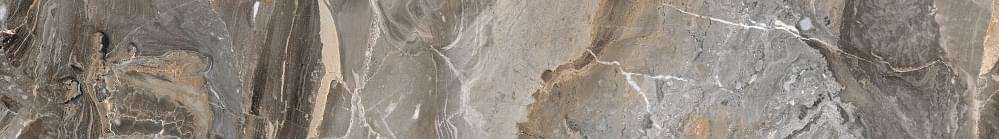 Бордюры Vitra MarbleSet Плинтус Оробико Темный Греж Лаппато K951317LPR01VTE0, цвет коричневый, поверхность лаппатированная, прямоугольник, 75x600