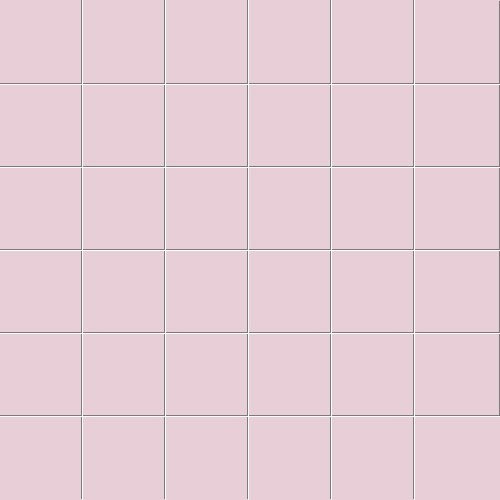 Мозаика Ce.Si Matt Cipria Rete 5x5, цвет розовый, поверхность матовая, квадрат, 300x300