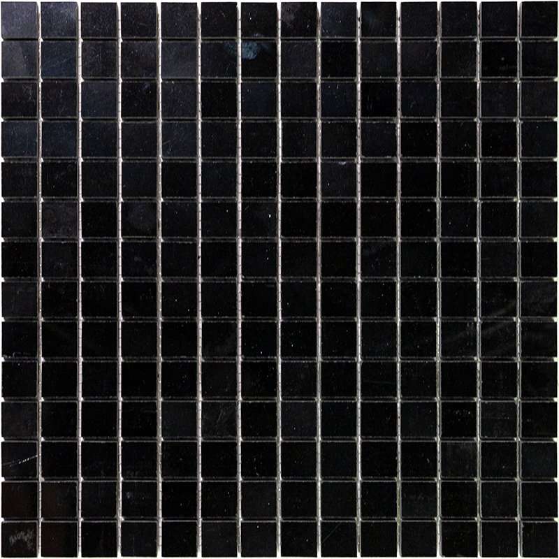 Мозаика Natural Mosaic Adriatica (2X2) 7M009-20P, цвет чёрный, поверхность полированная, квадрат, 305x305