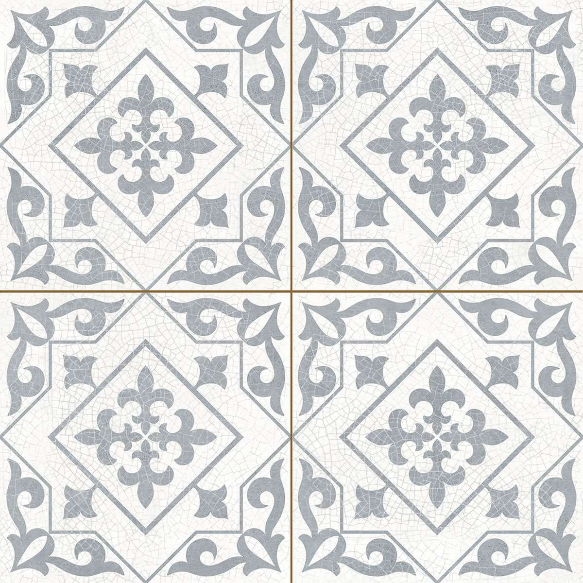 Керамическая плитка Dvomo Timeless Temple Silver, цвет разноцветный, поверхность матовая, квадрат, 450x450
