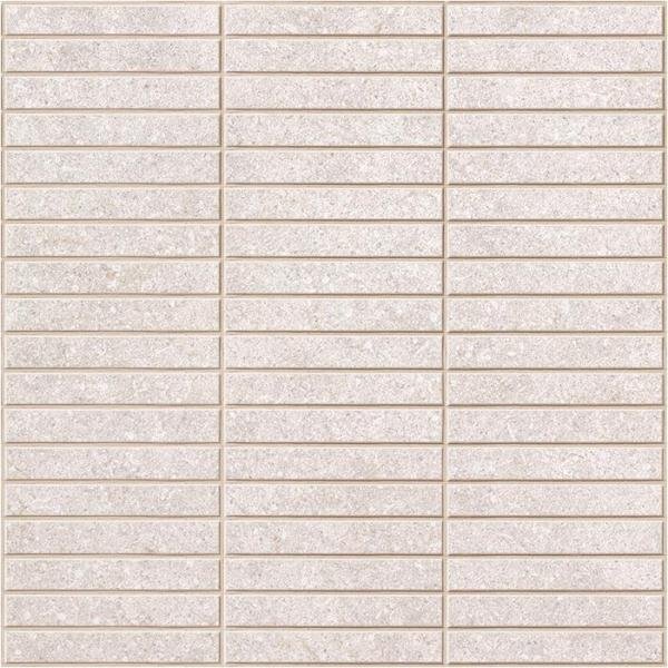 Мозаика Cisa Evoluzione Mos. 2F Mix Bianco, цвет белый, поверхность матовая, квадрат, 300x300