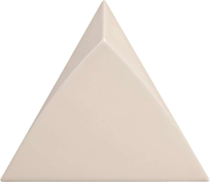 Керамическая плитка Equipe Magical 3 Tirol Greige 24447, цвет бежевый, поверхность глянцевая 3d (объёмная), треугольник, 108x124