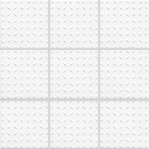 Мозаика Rako Pool GRH0K223 (10x10), цвет белый, поверхность структурированная, квадрат, 300x300