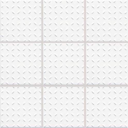 Мозаика Rako Pool GRH0K223 (10x10), цвет белый, поверхность структурированная, квадрат, 300x300