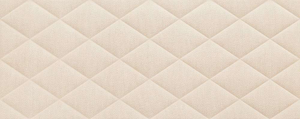 Керамическая плитка Tubadzin Chenille Pillow Beige STR, цвет бежевый, поверхность матовая, прямоугольник, 298x748