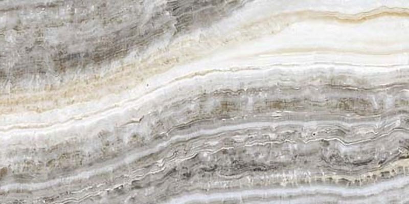 Керамогранит Casalgrande Padana Marmoker Arabesque Lucido, цвет серый, поверхность матовая, прямоугольник, 590x2580