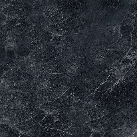Керамическая плитка Cristacer Minerva Black, цвет чёрный, поверхность глянцевая, прямоугольник, 450x450