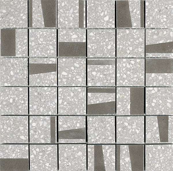 Мозаика Marazzi Italy Pinch Grey M0KZ, цвет серый, поверхность матовая, квадрат, 300x300