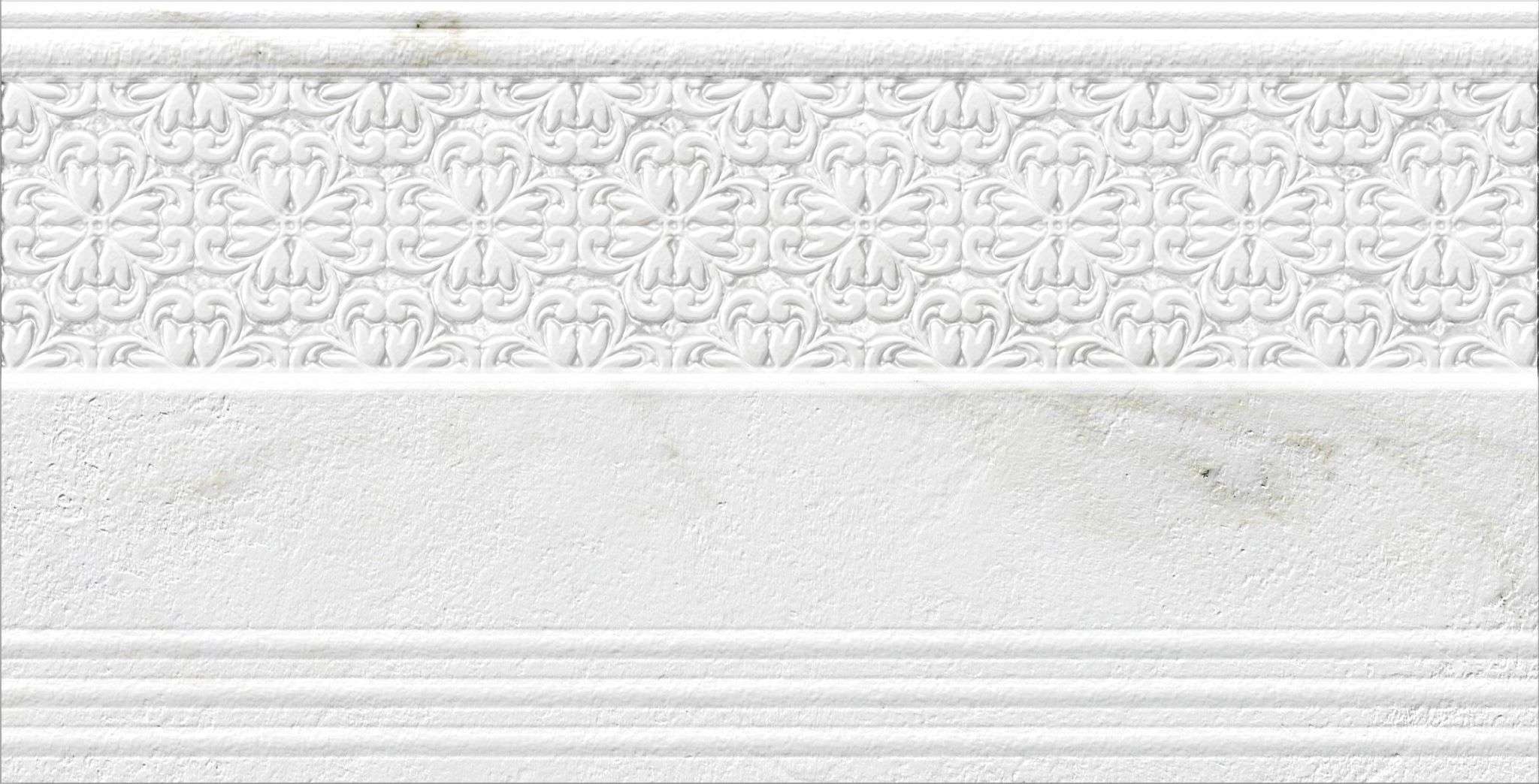 Бордюры Atlantic Tiles Pisano Zocalo Palazzo, цвет белый, поверхность матовая, прямоугольник, 150x295