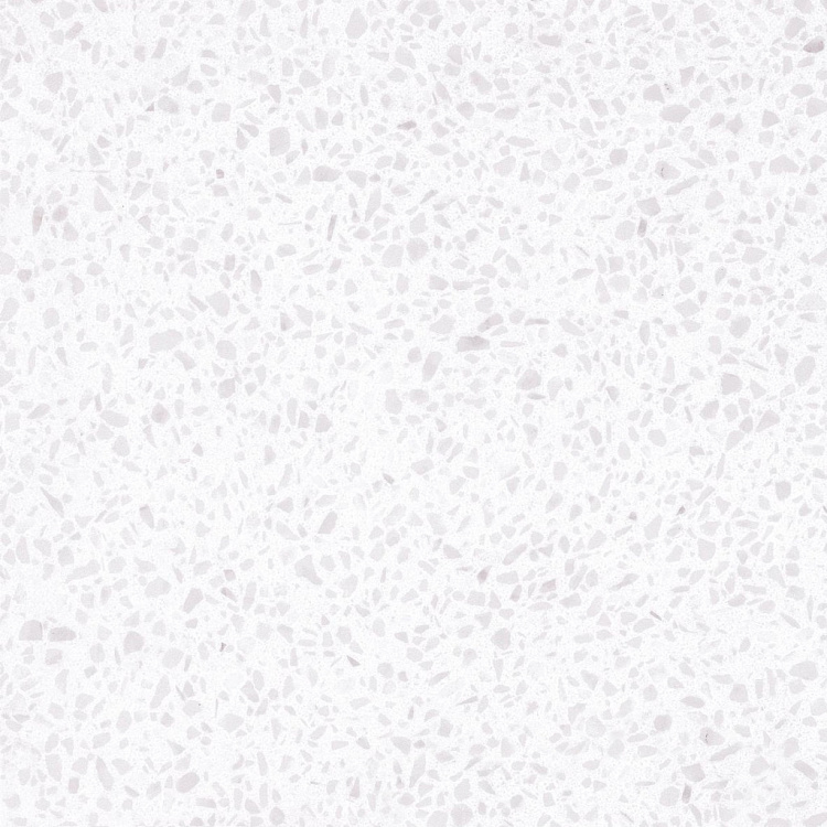 Керамогранит Caramelle Mosaic Marble Terrazzo Bianco Mat, цвет белый, поверхность полированная, квадрат, 600x600