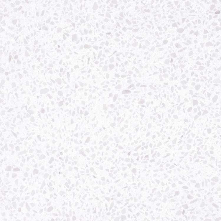 Керамогранит Caramelle Mosaic Marble Terrazzo Bianco Mat, цвет белый, поверхность полированная, квадрат, 600x600