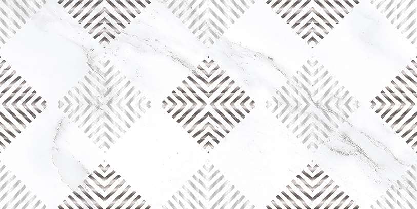 Керамическая плитка Нефрит керамика Фьюжен 00-00-5-08-00-00-2732, цвет белый серый, поверхность матовая, прямоугольник, 200x400