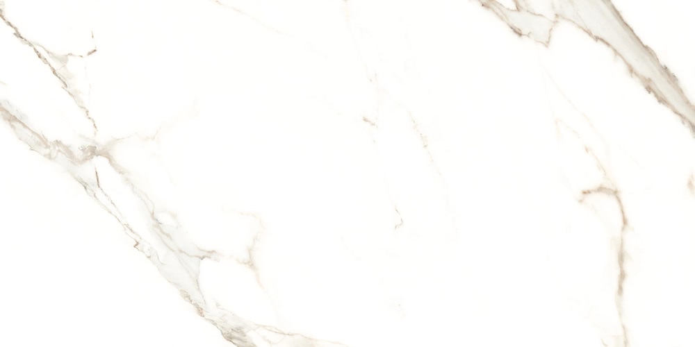 Керамогранит Cerdomus Calacatta Puro R.Levigato 66109, цвет белый, поверхность полированная, прямоугольник, 300x600