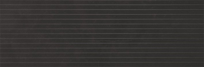 Керамическая плитка Venis Magma Black Infinito, цвет чёрный, поверхность матовая, прямоугольник, 333x1000