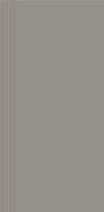 Ступени Керамин Моноколор 1 ступени, цвет серый, поверхность матовая, прямоугольник, 600x295