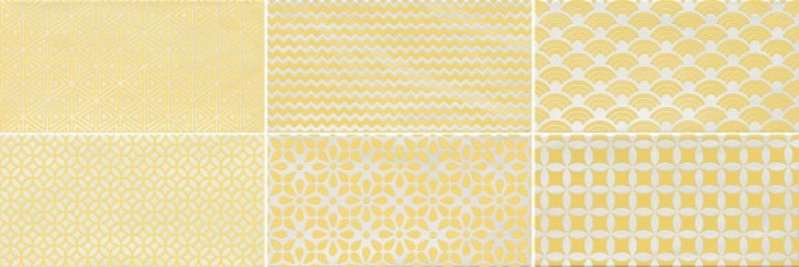 Декоративные элементы Dune Ibiza Decor Mostaza 187811, цвет жёлтый, поверхность глянцевая, квадрат, 125x250