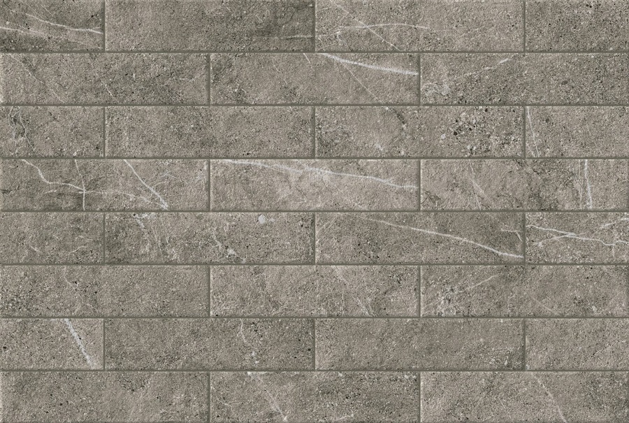 Керамическая плитка Cerrad Cerros Stone Grys, цвет серый, поверхность матовая, прямоугольник, 74x300