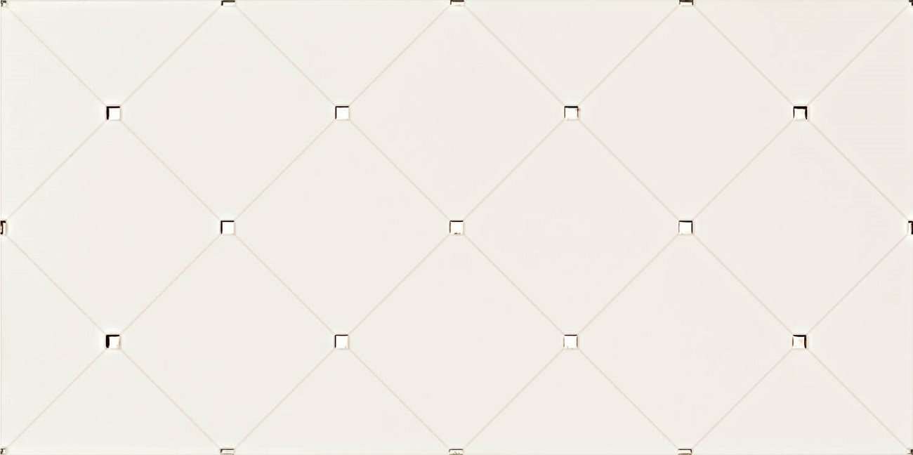 Декоративные элементы Tubadzin Blanca Geo, цвет белый, поверхность глянцевая, прямоугольник, 298x598