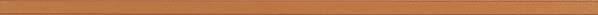 Бордюры Rako Charme WLASW001, цвет оранжевый, поверхность матовая, прямоугольник, 15x600