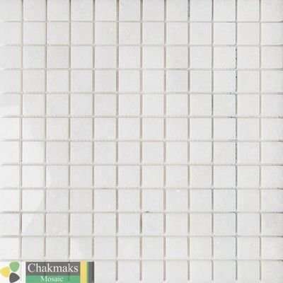 Мозаика Chakmaks Anatolian Stone Bianco Neve, цвет белый, поверхность структурированная, квадрат, 305x305