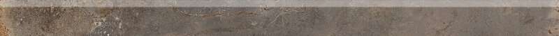 Бордюры Sant Agostino Oxidart Quarter Round Iron CSAQROIR20, цвет серый, поверхность матовая, прямоугольник, 13x200