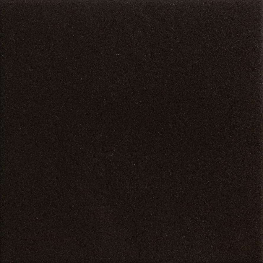 Керамогранит Mutina Margherita Black Ndm02, цвет чёрный, поверхность матовая, квадрат, 205x205