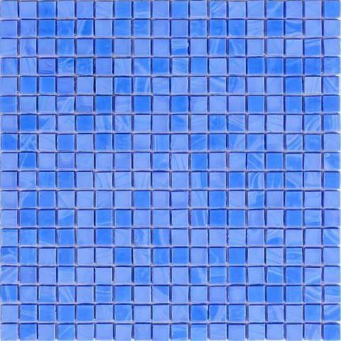 Мозаика Alma Mosaic Opaco NC0320, цвет голубой, поверхность глянцевая, квадрат, 295x295