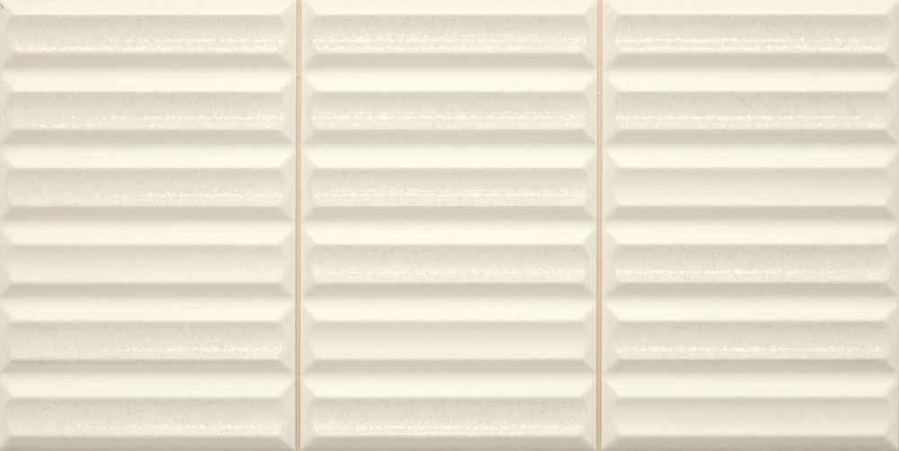 Керамическая плитка Harmony Moves White, цвет белый, поверхность 3d (объёмная), прямоугольник, 200x400