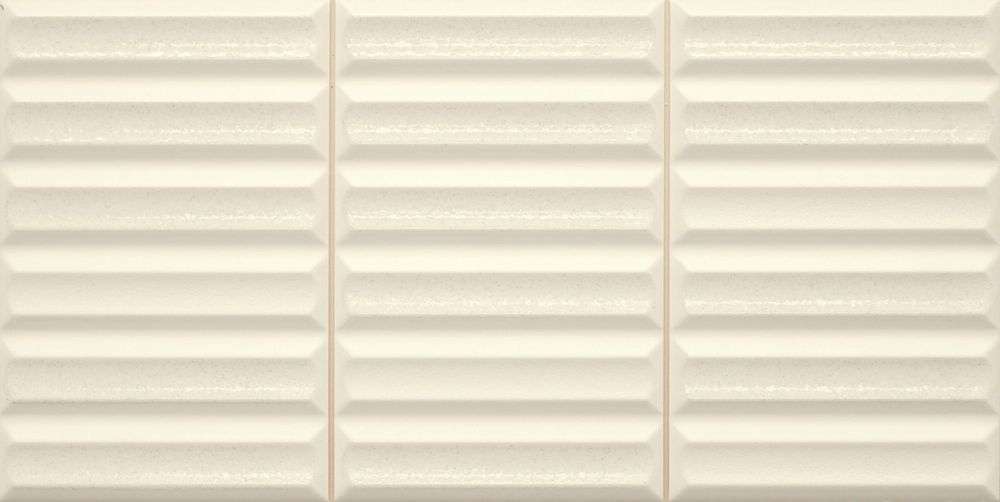 Керамическая плитка Harmony Moves White, цвет белый, поверхность 3d (объёмная), прямоугольник, 200x400