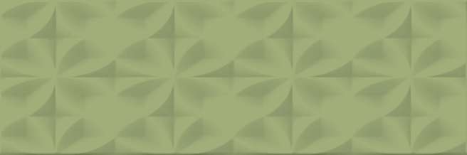 Декоративные элементы Emtile Milagro Stel Olive, цвет зелёный, поверхность глянцевая рельефная, прямоугольник, 200x600
