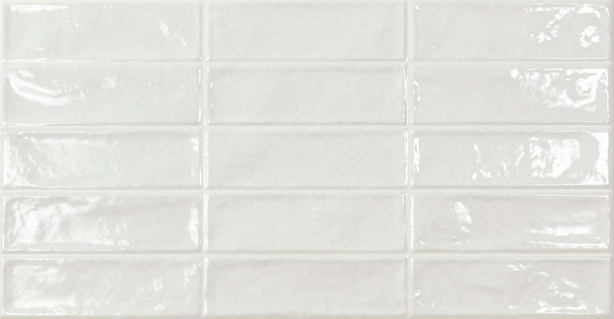 Керамическая плитка Eco Ceramica Pool White, цвет белый, поверхность глянцевая, прямоугольник, 316x600