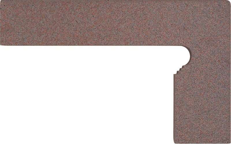 Бордюры Exagres Gresan Onix Zanquin R Fiorentino, цвет серый, поверхность матовая, прямоугольник, 250x400
