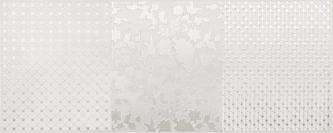 Декоративные элементы Ibero Intuition Dec. Aura White A S-45, цвет белый, поверхность глянцевая, прямоугольник, 200x500
