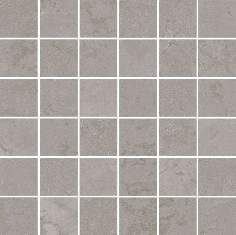 Мозаика Kerama Marazzi Про Лаймстоун серый матовый мозаичный DD205220\MM, цвет серый, поверхность матовая, квадрат, 300x300