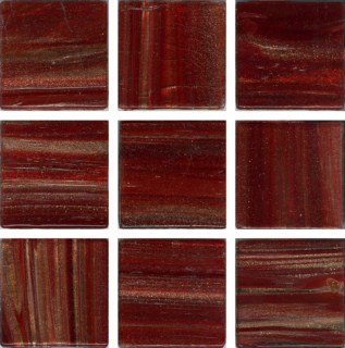 Мозаика Irida Space И10.176(6), цвет бордовый, поверхность глянцевая, квадрат, 318x318