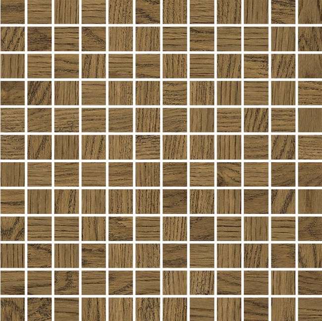Мозаика Monocibec Ashley Nest Mosmosaico 130192, цвет коричневый, поверхность матовая, квадрат, 300x300