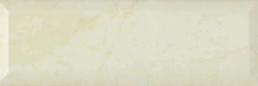 Керамическая плитка Monopole Bonjour Mistral Brillo Bisel Marfil, цвет бежевый, поверхность глянцевая, прямоугольник кабанчик, 100x300