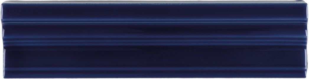 Бордюры Adex ADRI5054 Cornisa Santorini Blue, цвет синий, поверхность глянцевая, прямоугольник, 50x200