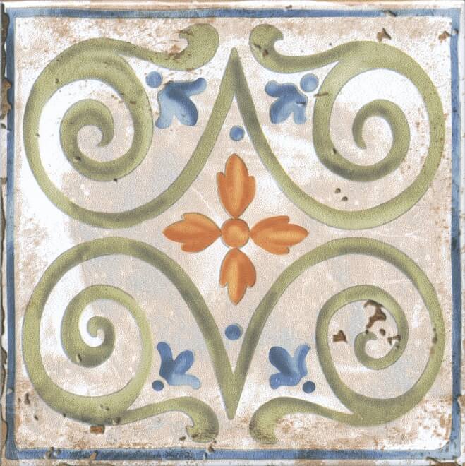 Декоративные элементы Kerama Marazzi Виченца Майолика HGD\A149\17000, цвет разноцветный, поверхность матовая, квадрат, 150x150