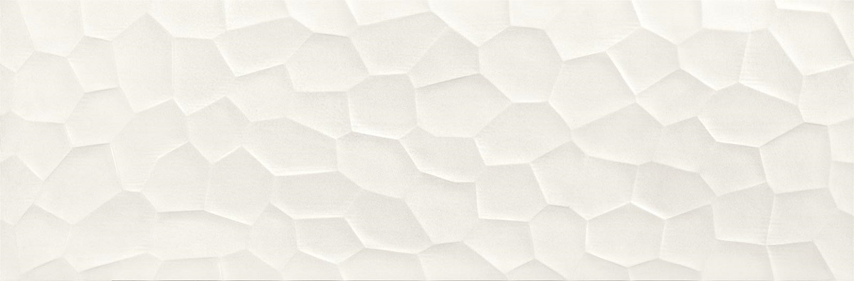 Керамическая плитка Ragno Terracruda Luce Struttura 3D Arte R70F, цвет белый, поверхность матовая 3d (объёмная), прямоугольник, 400x1200