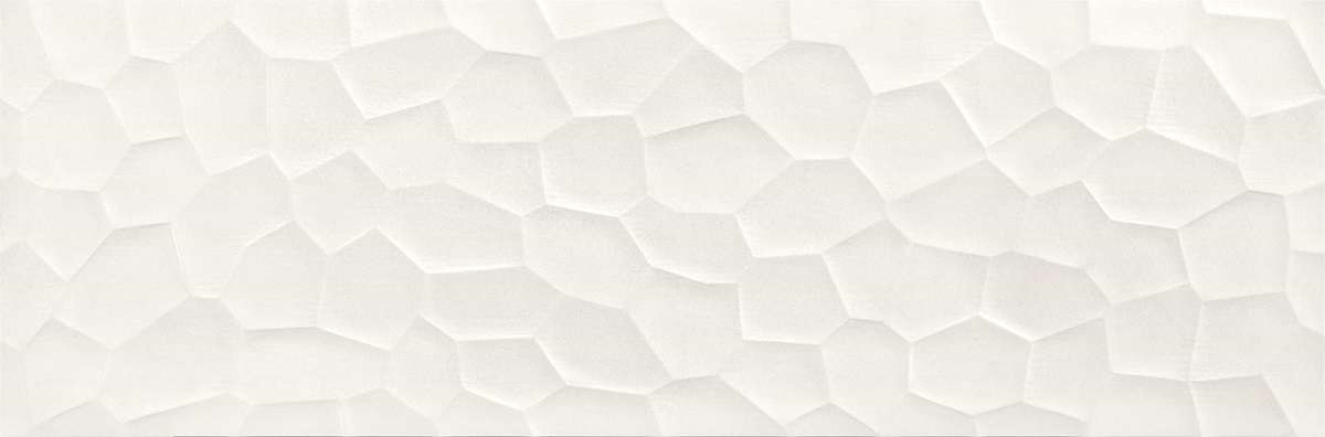 Керамическая плитка Ragno Terracruda Luce Struttura 3D Arte R70F, цвет белый, поверхность матовая 3d (объёмная), прямоугольник, 400x1200