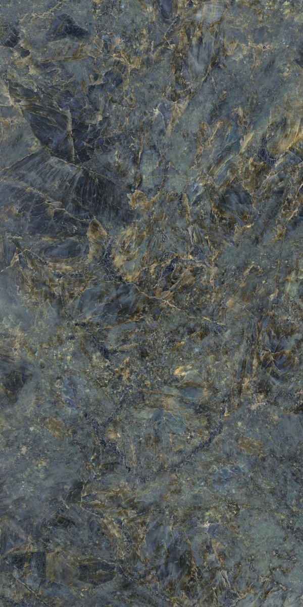 Широкоформатный керамогранит ABK Labradorite 12mm Lux PF60009199, цвет серый синий, поверхность полированная, прямоугольник, 1635x3230