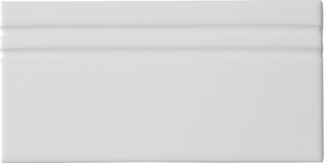 Бордюры Adex ADRI5088 Rodapie Lido White, цвет белый, поверхность глянцевая, прямоугольник, 100x200