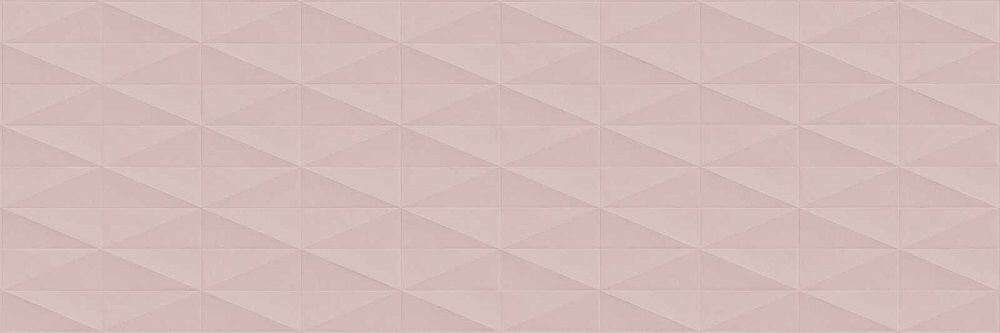 Керамическая плитка Marazzi Italy Eclettica Rose Struttura Diamond 3D M1A7, цвет розовый, поверхность матовая 3d (объёмная), прямоугольник, 400x1200