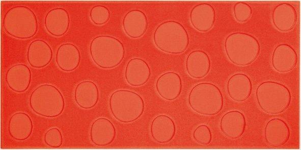 Декоративные элементы Pamesa Agatha Lunares Carmin, цвет красный, поверхность глянцевая, прямоугольник, 250x500